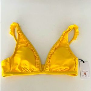 *BRAND NEW* Yellow Ruffle Bikini Top